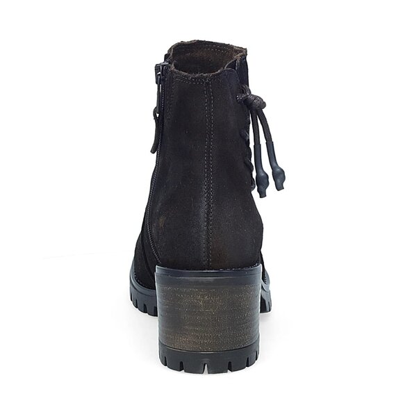 NEW MIZ MOOZ Suede Maiden Booties in chocolate for women 1225 6t3 - Picture 5 of 8